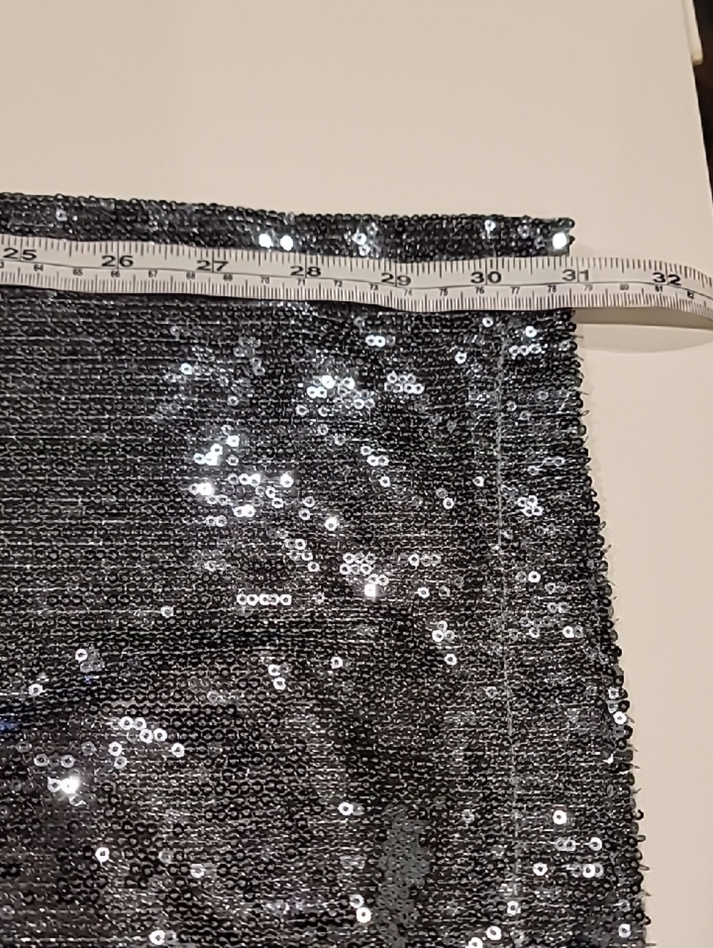 a new day Silver Sequin Wide-Leg Pants Evening Silver Gray 6 - Picture 11 of 12